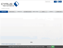 Tablet Screenshot of cyrus-germany.com
